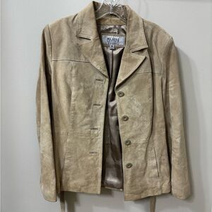 WILSONS LEATHER MAXIMA Suede Jacket M Camel color women’s